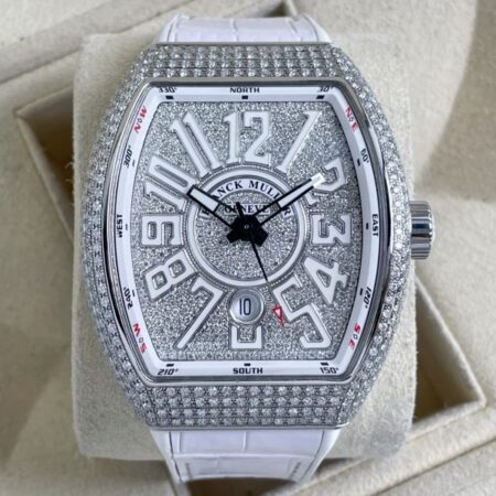 Franck Muller Vanguard V45 Diamond white dial