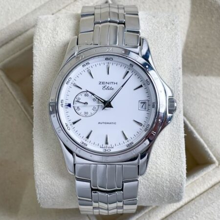 Zenith Elite GMT white dial