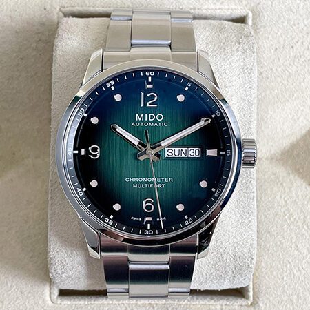 รับซื้อนาฬิกา Mido Multifort M Green Dial