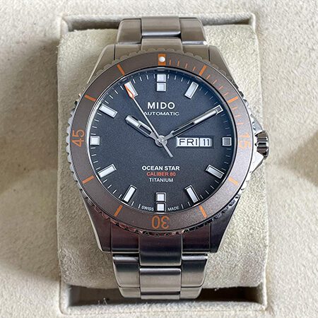 รับซื้อนาฬิกา Mido Ocean Star 200 Titanium