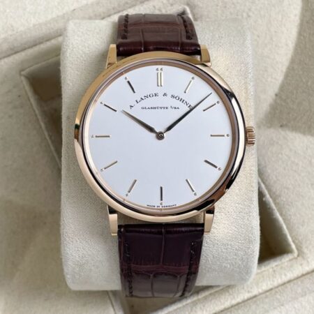 A Lange & Sohne Saxonia Rose Gold