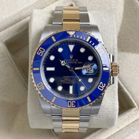 รับซื้อนาฬิกา Rolex Submariner Blue Sunburst Ceramic 116613LB
