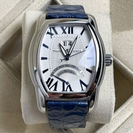 รับซื้อนาฬิกา Maurice Lacroix Masterpiece Jours Tonneau Retrograde