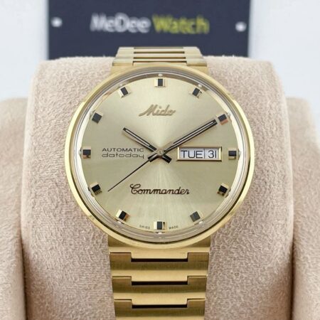 Mido Commander 1959 Gold Re Prodution M842932223