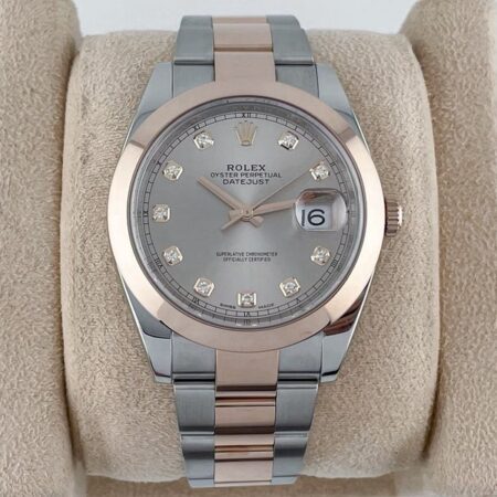 Rolex Datejust Diamond 2-Tone Everose Gold 126301