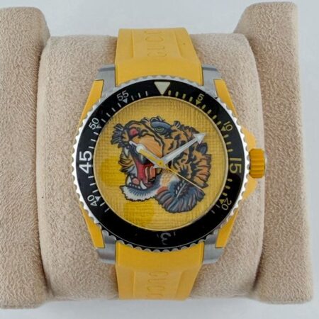 Gucci Dive Tiger Yellow YA136317
