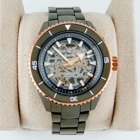 นาฬิกามือสอง Rado Captain Cook Skeleton High-Tech Ceramic Green R32150162