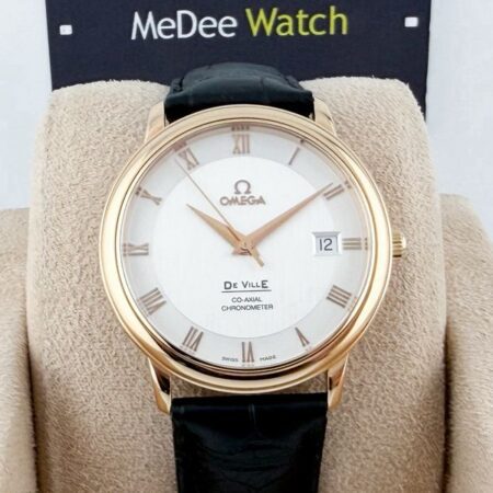 นาฬิกาใกล้ฉัน Omega De Ville Prestige Automatic RED GOLD 4678.31