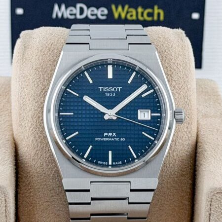 นาฬิกาของแท้ Tissot PRX 40 Blue Powermatic T1374071104100