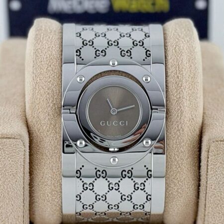 นาฬิกา Gucci Twirl GG Steel Bangle YA112401