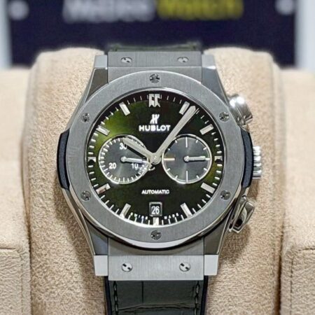 ขายนาฬิกา Hublot Classic Fusion Chronograph Green TITANIUM 541NX8970LR