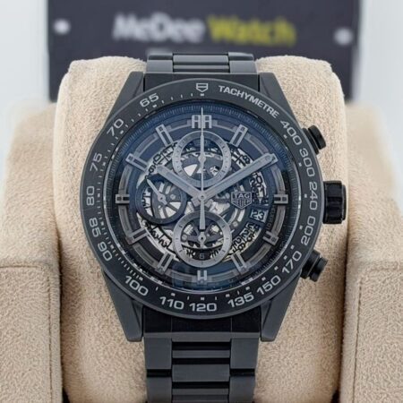 รับซื้อนาฬิกา Tag Heuer Carrera Heuer 01 Skeleton Black Ceramic CAR2A91