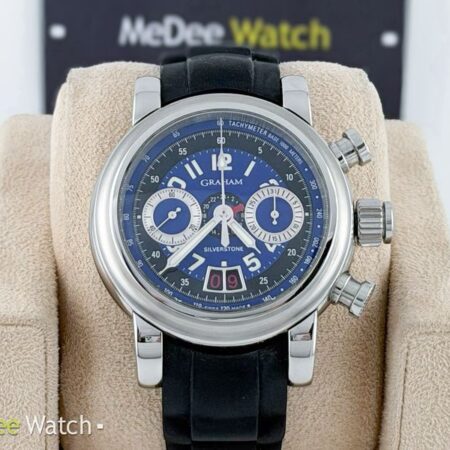 รับซื้อนาฬิกา Graham Grand Silverstone Flyback GMT Blue 2GSIAS