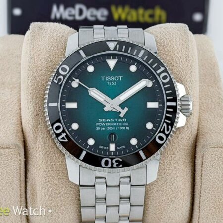 ร้านนาฬิกา Tissot Seastar 1000 Green Ceramic T1204071109101