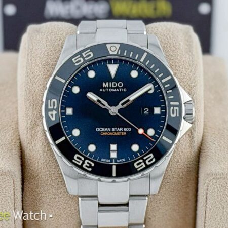Mido Ocean Star 600 Chronometer Blue Ceramic M0266081104101