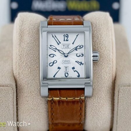 รับซื้อนาฬิกา Oris Miles Rectangular Day Date Automatic 585 7525 4002