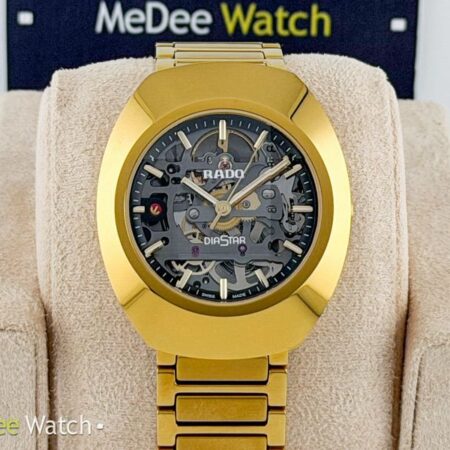 ขายนาฬิกา Rado DiaStar Origianl Skeleton Gold R12164153