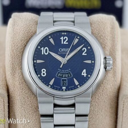 รับซื้อนาฬิกา Oris TT1 Day Date Blue 7517