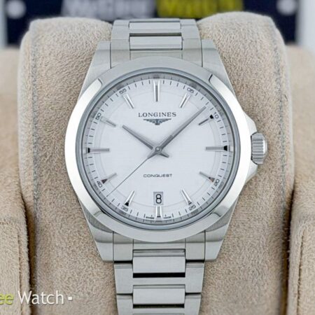 ร้านนาฬิกา Longines Conquest White Sandblasted L37504126