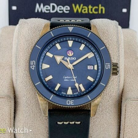 นาฬิกาของแท้ Rado Captain Cook Bronze Blue Special Edition R32504205