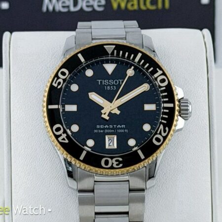 นาฬิกา Tissot SeaStar 1000 Ceramic 2-Tone T1202102105100