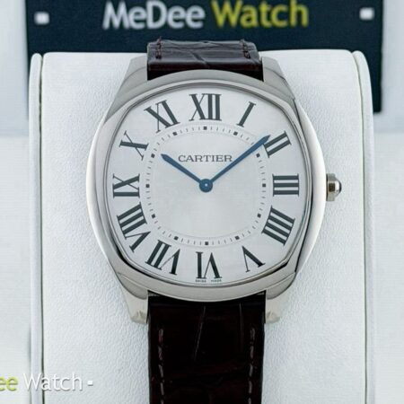 นาฬิกา Cartier Drive De Cartier Extra-Flat 18K White Gold WGNM0007 Limited 200 Pcs