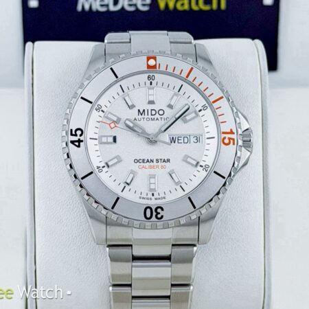 Mido Ocean Star 200 Silver Sandblast M0269301103100