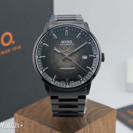 นาฬิกาของแท้ Mido Commander Gradient Black PVD M0214071141100